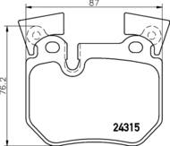 8DB 355 012-551 - Klocki hamulcowe HELLA PAGID 