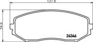 8DB 355 012-351 - Klocki hamulcowe HELLA PAGID 