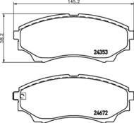 8DB 355 012-381 - Klocki hamulcowe HELLA PAGID 