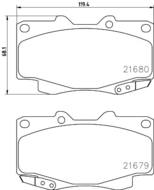 8DB 355 013-481 - Klocki hamulcowe HELLA PAGID 