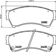 8DB 355 013-761 - Klocki hamulcowe HELLA PAGID 