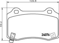 8DB 355 014-211 - Klocki hamulcowe HELLA PAGID 