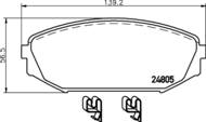 8DB 355 014-681 - Klocki hamulcowe HELLA PAGID 