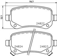 8DB 355 014-331 - Klocki hamulcowe HELLA PAGID 