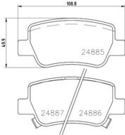 8DB 355 014-641 - Klocki hamulcowe HELLA PAGID 