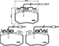 8DB 355 015-511 - Klocki hamulcowe HELLA PAGID 