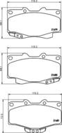 8DB 355 015-351 - Klocki hamulcowe HELLA PAGID 