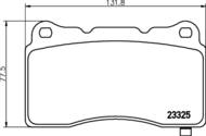 8DB 355 015-481 - Klocki hamulcowe HELLA PAGID 