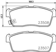 8DB 355 015-071 - Klocki hamulcowe HELLA PAGID 