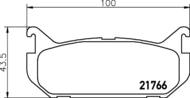 8DB 355 016-711 - Klocki hamulcowe HELLA PAGID 