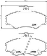 8DB 355 016-641 - Klocki hamulcowe HELLA PAGID 