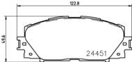 8DB 355 016-191 - Klocki hamulcowe HELLA PAGID 