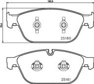 8DB 355 016-021 - Klocki hamulcowe HELLA PAGID 