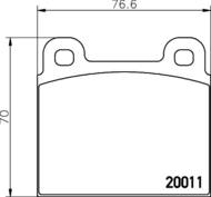 8DB 355 017-451 - Klocki hamulcowe HELLA PAGID 