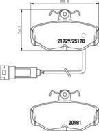 8DB 355 017-631 - Klocki hamulcowe HELLA PAGID 