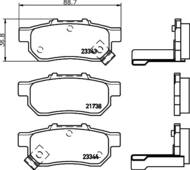 8DB 355 017-151 - Klocki hamulcowe HELLA PAGID 