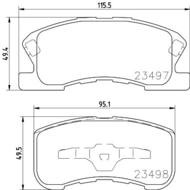 8DB 355 017-111 - Klocki hamulcowe HELLA PAGID 