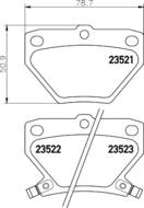 8DB 355 017-221 - Klocki hamulcowe HELLA PAGID 