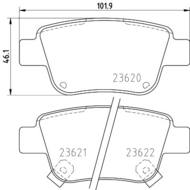 8DB 355 017-331 - Klocki hamulcowe HELLA PAGID 