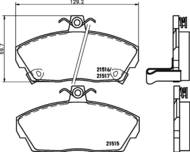 8DB 355 018-031 - Klocki hamulcowe HELLA PAGID 