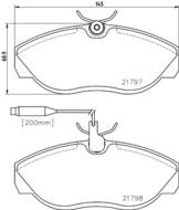 8DB 355 018-141 - Klocki hamulcowe HELLA PAGID 