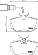 8DB 355 018-571 - Klocki hamulcowe HELLA PAGID 