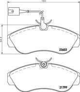 8DB 355 018-791 - Klocki hamulcowe HELLA PAGID 