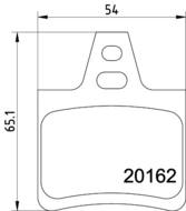 8DB 355 019-011 - Klocki hamulcowe HELLA PAGID 