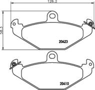 8DB 355 019-401 - Klocki hamulcowe HELLA PAGID 