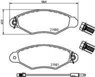 8DB 355 019-301 - Klocki hamulcowe HELLA PAGID 