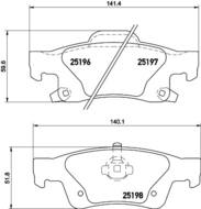 8DB 355 020-351 - Klocki hamulcowe HELLA PAGID 