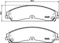 8DB 355 020-541 - Klocki hamulcowe HELLA PAGID 