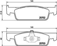 8DB 355 020-801 - Klocki hamulcowe HELLA PAGID 