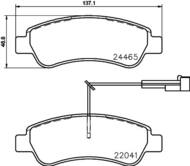 8DB 355 021-901 - Klocki hamulcowe HELLA PAGID 