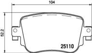 8DB 355 021-291 - Klocki hamulcowe HELLA PAGID 