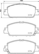 8DB 355 021-471 - Klocki hamulcowe HELLA PAGID 