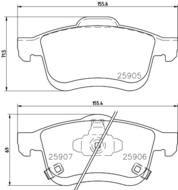 8DB 355 021-801 - Klocki hamulcowe HELLA PAGID 