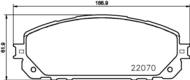 8DB 355 023-391 - Klocki hamulcowe HELLA PAGID 