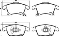 8DB 355 025-201 - Klocki hamulcowe HELLA PAGID 