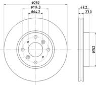 8DD 355 104-991 - Tarcza hamulcowa HELLA PAGID 