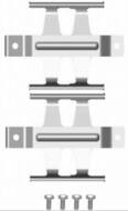 8DZ 355 204-121 - Zestaw klocków hamulcowych HELLA PAGID 