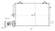 003-016-0004 - Skraplacz klimat.DEPO VAG AUDI A6 (4A/C4) 94-96