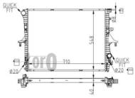 003-017-0029 - Chłodnica wody DEPO Q7 (06-) PORSCHE CAYENNE (02-) TOUAREG (02-) -> 3.0 Tdi, 3