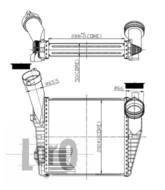 003-018-0010 - Chłodnica powietrza DEPO (intercooler) VAG TOUAREG/Q7/CAYENNE 02-