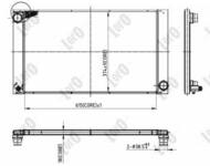 004-017-0041-B - Chłodnica wody DEPO BMW 5