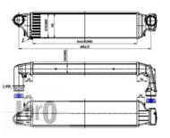 004-018-0003 - Chłodnica powietrza DEPO (intercooler) BMW E46 (98-)