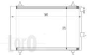 009-016-0009 - Skraplacz klimat.DEPO PSA XSARA PICASSO 99-03 /BERLINGO 96-