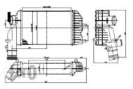 009-018-0001 - Chłodnica powietrza DEPO (intercooler) PSA JUMPER/FIAT DUCATO/PSA BOXER 94-06