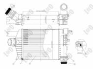 010-018-0004 - Chłodnica powietrza DEPO (intercooler) DACIA/RENAULT DUSTER 1.5dCi/CLIO IV 13- 1.5dCi