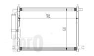 011-016-0002 - Skraplacz klimat.DEPO +osuszacz DAEWOO KALOS 02-03 /CHEVROLET AVEO 08-